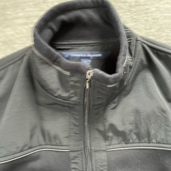 Tommy Hilfiger Black Heavy Duty Zip-Up Jacket - Picture 6 of 10